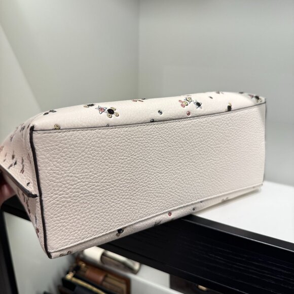 Coach Mollie Tote Bag 25 With Star Print CCV87 - Picture 4 of 8